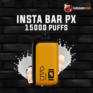 Insta Bar PX 15000 Puffs กลิ่นยาคูลท์ – หอมเปรี้ยวนมสดแบบยาคูลท์ สดชื่นหวานละมุน