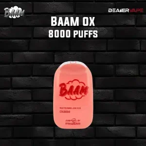 baam ox 8000 puffs กลิ่นแคงโม รสชาติเป็นอย่างไร