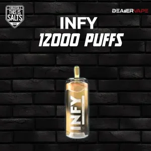 infy 12000 puffs กลิ่นเมล่อน หวานอร่อย สูบง่าย
