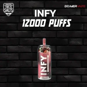 infy 12000 puffs กลิ่นมิกซ์สตอเบอรี่ อร่อยสุดๆ