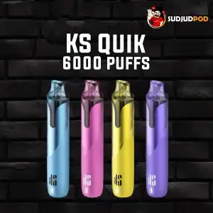 KS Quik 6000 Puffs พอตใช้แล้วทิ้ง สูบได้นานจุใจ