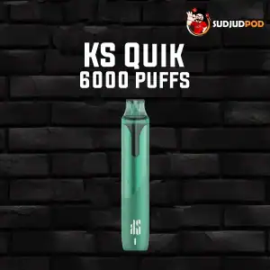 KS Quik 6000 Puffs กลิ่นฝรั่ง หอมกรอบหวาน สดชื่นกลิ่นฝรั่งสุก