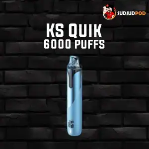 KS Quik 6000 Puffs กลิ่นมินเนอรัล รสสัมผัสสดชื่น สะอาดผ่อนคลาย