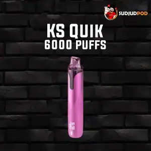 KS Quik 6000 Puffs กลิ่นมิกซ์เบอร์รี่ รวมรสเปรี้ยวหวาน หอมสดใสจากผลไม้เบอร์รี่หลากชนิด