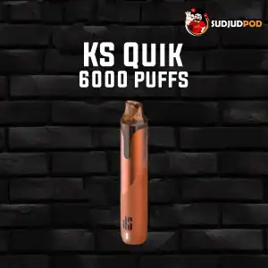 KS Quik 6000 Puffs กลิ่นแตงโม หวานฉ่ำ สดชื่นแตงโมเย็นเต็มคำ