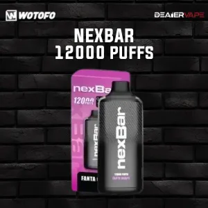 Wotofo NexBar 12000 Puffs กลิ่นแฟนต้าองุ่น สูบง่ายไม่แทงคอ