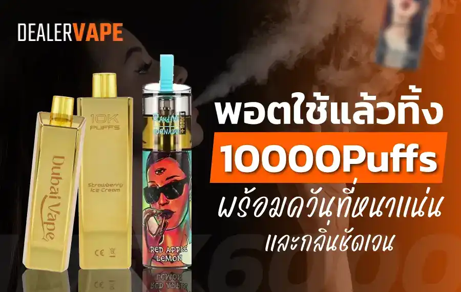 พอตใช้แล้วทิ้ง 10000 คํา พร้อมควันที่หนาแน่นและกลิ่นชัดเจน
