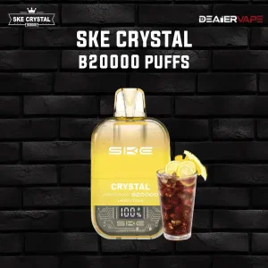 พอตใช้แล้วทิ้ง ske crystal b20000 puffs กลิ่นเลม่อนโซดา เครื่องดื่มน้ำอัดลมยอดนิยม