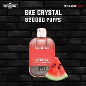 พอตใช้แล้วทิ้ง ske crystal b20000 puffs กลิ่นแตงโม หอมอร่อย เย็นสดชื่น