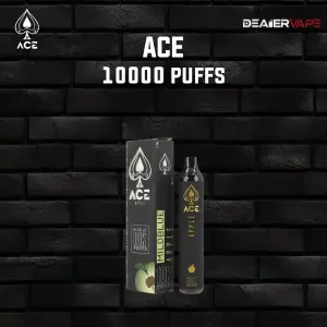 ace 10000 puffs กลิ่นแอปเปิ้ล หวานกรอบหอมสดใส ดึงดูดใจทุกคำ