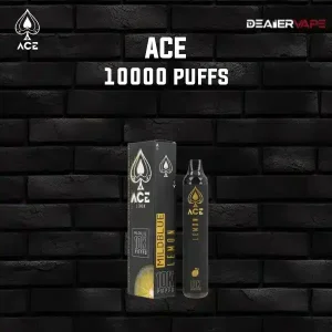 ace 10000 puffs กลิ่นเลมอน หอมเปรี้ยวสดใส เติมเต็มความสดชื่น