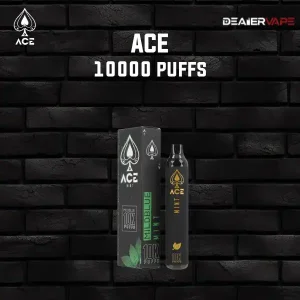 ace 10000 puffs กลิ่นมินต์ หอมเย็นสดชื่นทันทีที่สูบ