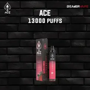 ace 13000 puffs กลิ่นสตรอว์เบอร์รี่ หอมหวานสดใส ฉ่ำทุกคำสูบ