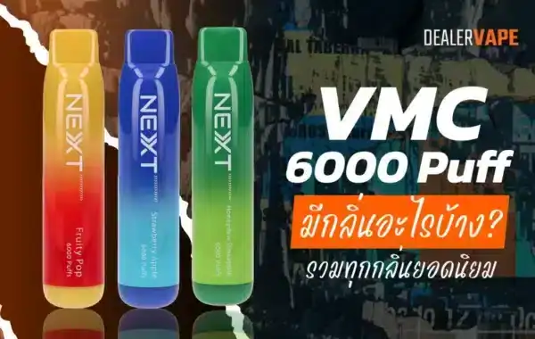 Next 6000 Puffs มีกลิ่นอะไรบ้าง