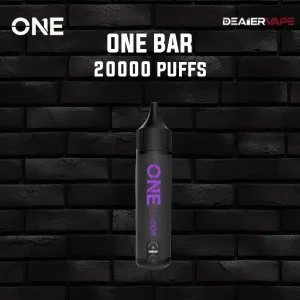 one bar 20000 puffs กลิ่นองุ่น หวานฉ่ำเต็มคำ หอมสดใสทุกครั้งที่สูบ