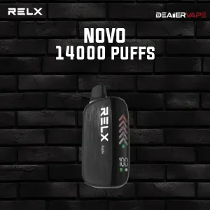 Relx Novo 14000 Puffs กลิ่นแอปเปิ้ล หอมหวานกรอบ สดชื่นทันทีที่สูบ
