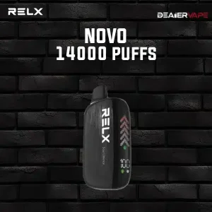 Relx Novo 14000 Puffs กลิ่นมะนาวเปรี้ยวเย็น หอมสดชื่น กระตุ้นความสดใส