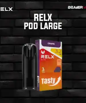 relx pod large กลิ่นองุ่น หอมหวาน ฉ่ำเต็มคำ