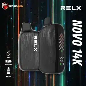 Relx Novo 14000 Puffs พอตใช้แล้วทิ้ง ฟีลสมูท สูบเพลินทุกคำ