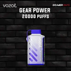vozol gear power 20000 puffs กลิ่นบลูโมฮิโต้ หอมเปรี้ยวหวานซ่าด้วยสัมผัสสดใส