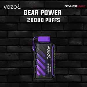 vozol gear power 20000 puffs กลิ่นเชอร์รี่เลมอนเนด หวานอมเปรี้ยวซ่ากระปรี้กระเปร่า