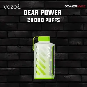 vozol gear power 20000 puffs กลิ่นองุ่นเย็น หวานฉ่ำพร้อมความเย็นสะใจ