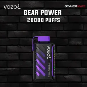 vozol gear power 20000 puffs กลิ่นเบอร์รี่รวม หอมเปรี้ยวหวาน สดชื่นหลากหลาย