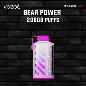 vozol gear power 20000 puffs กลิ่นราสเบอร์รี่แตงโม หวานอมเปรี้ยวฉ่ำแบบฟรุตตี้