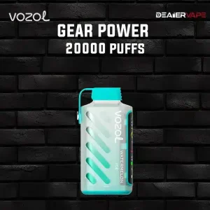 vozol gear power 20000 puffs กลิ่นแตงโมเย็น หวานฉ่ำพร้อมความเย็นสดชื่น
