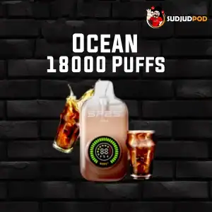 Ocean 18000 Puffs กลิ่นโคล่า – โคล่าซาบซ่า หอมหวานซ่า สดชื่นแบบคลาสสิก