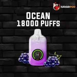 Ocean 18000 Puffs กลิ่นองุ่น – องุ่นหอมหวาน เข้มข้น สดชื่นเต็มรส