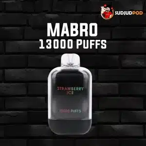 mabro 13k กลิ่นสตรอว์เบอร์รี่เย็นฉ่ำ สดชื่นทุกคำ