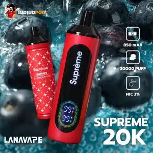 supreme 20k สูบได้นาน กลิ่นชัด ฟีลแน่น ตอบโจทย์สายคุ้ม