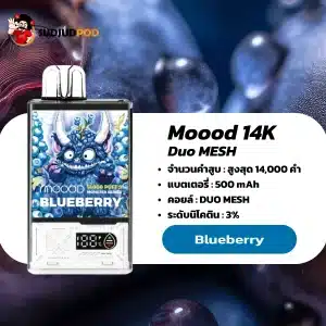 Moood 14K กลิ่นบลูเบอร์รี่ หอมหวาน ฟีลฟรุ้ตตี้