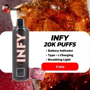 INFY 20K กลิ่นโคล่า — หวานซ่าหอมเข้ม ให้ฟีลเหมือนจิบโคล่าเย็น ๆ
