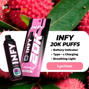 INFY 20K กลิ่น ลิ้นจี่ – หอมหวานบางเบา สดชื่น