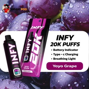 INFY 20K กลิ่น องุ่นโยโย่ – หวานสด ฟีลลูกอมองุ่น