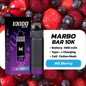 Marbo M Bar 10K - ออลเบอร์รี่ เบอร์รี่รวมเข้มข้น ครบรสในคำเดียว