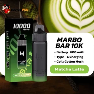 Marbo M Bar 10K - มัทฉะลาเต้ ชาเขียวเข้ม นมเนียนนัว