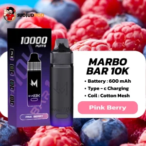 Marbo M Bar 10K - พิงค์เบอร์รี่ หวานนุ่ม เปรี้ยวปลาย หอมละไม