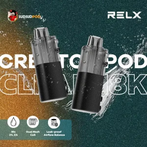 หัวพอตใส relx creator clear 18K